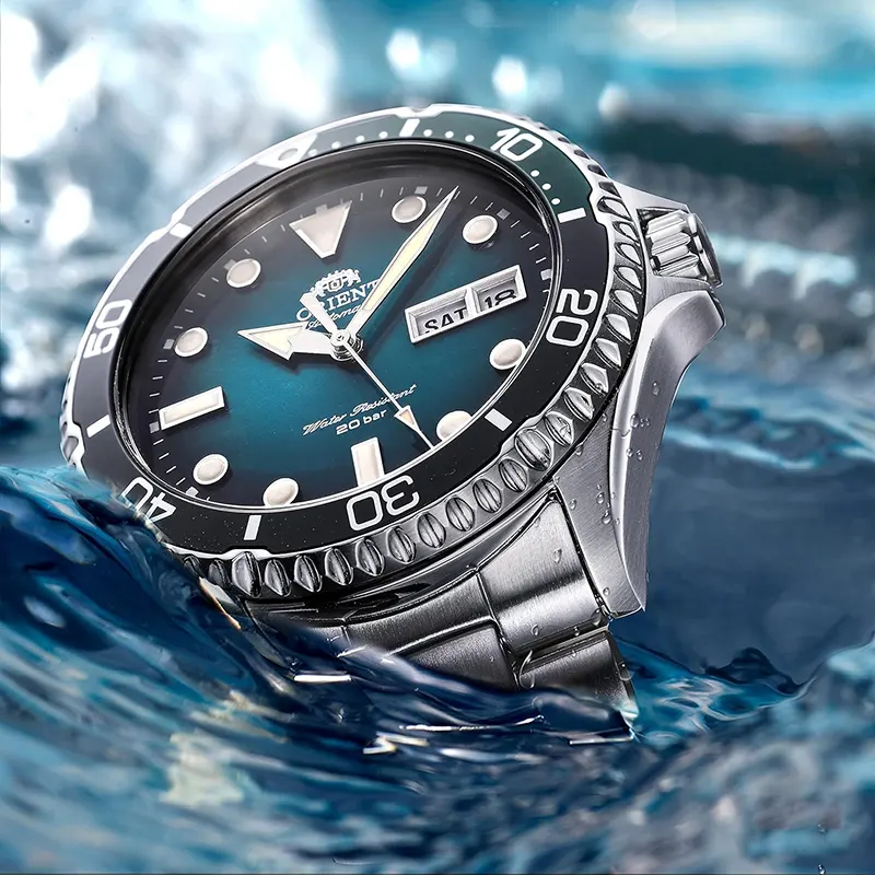 Orient Kamasu II Green Dial 200m Men's Watch- RA-AA0811E